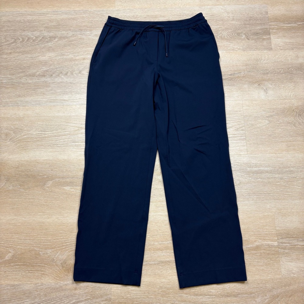 Lululemon‎ Luxtreme Mid-Rise Straight-Leg Trouser Women's L Color Navy